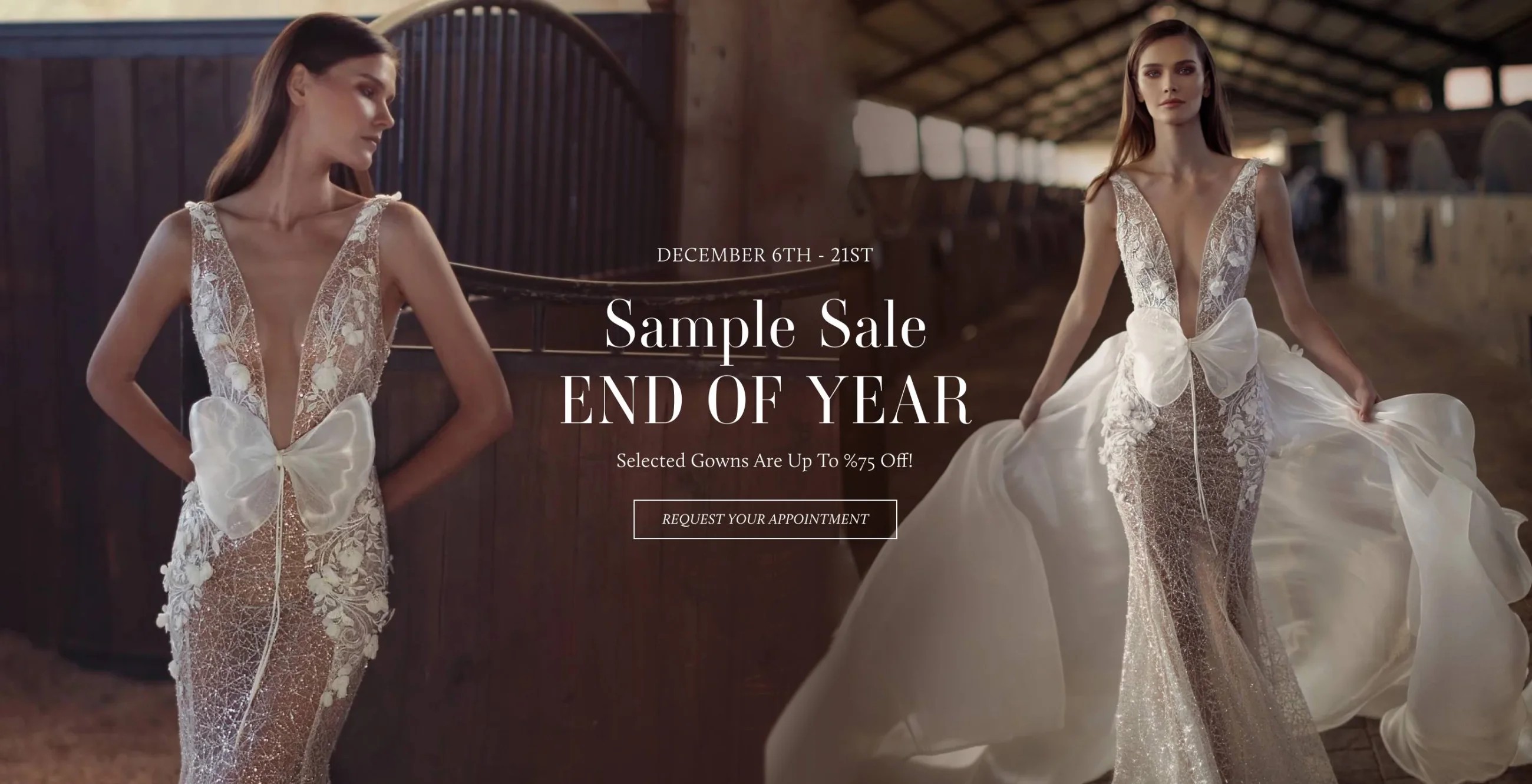 Sample Sale End of Year at Nouvelle Vogue Desktop